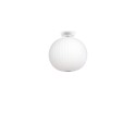 Einfache Pendelleuchte WAVRIN aus Harzpolymer, E27 LED weiss