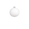 Einfache Pendelleuchte WAVANS Polymerharz E27 LED weiss