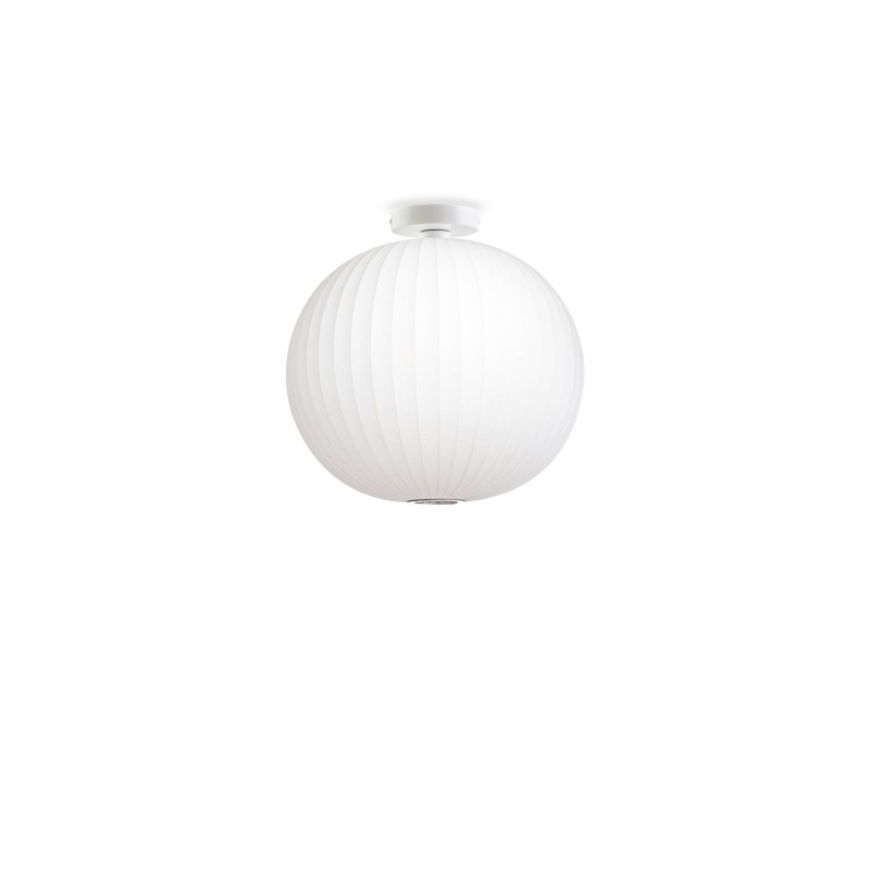 Einfache Pendelleuchte WAVANS Polymerharz E27 LED weiss