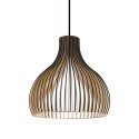 Einfache Pendelleuchte NUITS aus Holz, E27