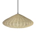 Einfache Pendelleuchte HARDY aus Rattan, E27, farbig