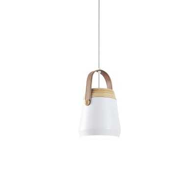 Einfache Pendelleuchte ISLOU aus Aluminium, E27, farbig