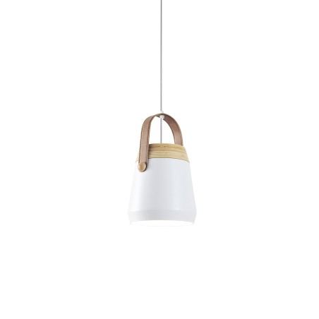 Einfache Pendelleuchte ISLOU aus Aluminium, E27, farbig