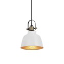Einfache Pendelleuchte MOUSSOU aus Eisen, E27, farbig