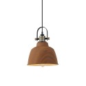 Einfache Pendelleuchte MOUSSOU aus Eisen, E27, farbig