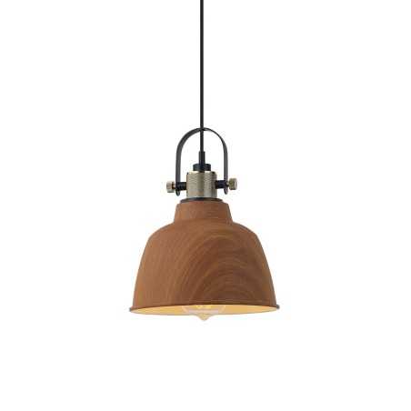 Einfache Pendelleuchte MOUSSOU aus Eisen, E27, farbig