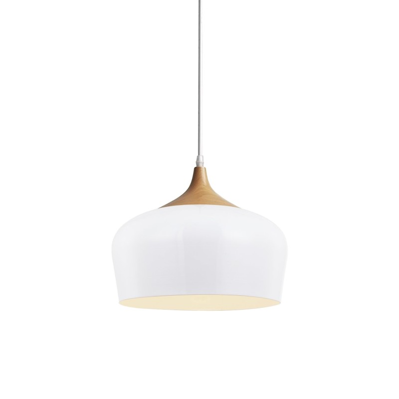 Einfache Pendelleuchte GAHOU aus Aluminium, E27, farbig