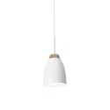 Einfache Pendelleuchte TRACE aus Holz, E27, farbig