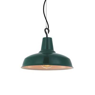 Einfache Pendelleuchte CONGE aus Metall, E27, farbig