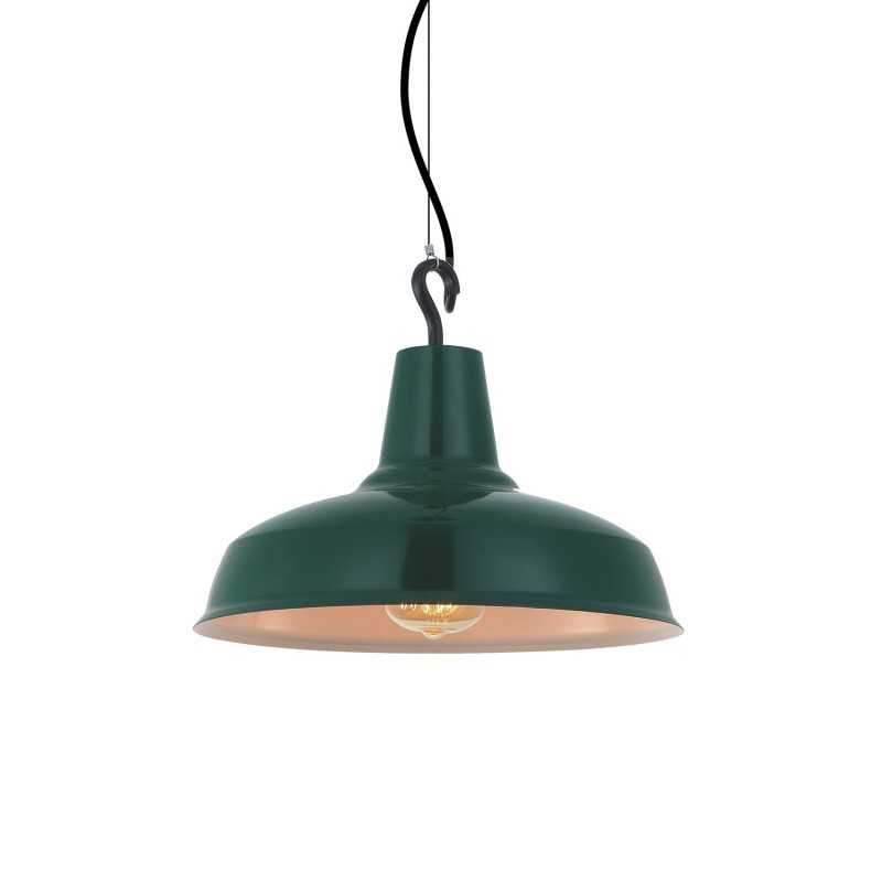 Einfache Pendelleuchte CONGE aus Metall, E27, farbig