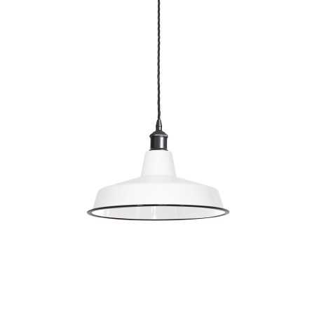 Einfache Pendelleuchte OSTREL aus Eisen, E27, farbig
