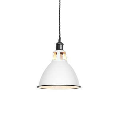 Einfache Pendelleuchte CAPOU aus Eisen, E27, farbig
