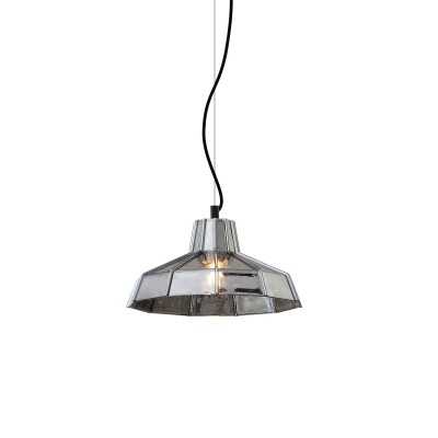 Einfache Pendelleuchte MUZON aus Glas, E27, farbig