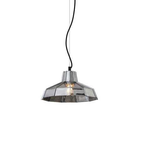 Einfache Pendelleuchte MUZON aus Glas, E27, farbig