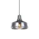 Einfache Pendelleuchte LIZE aus Kristall, E27, farbig
