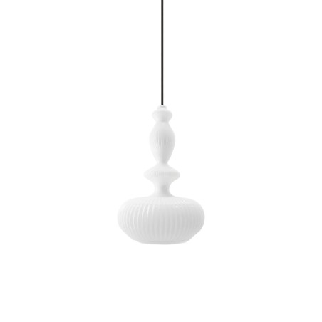 Einfache Pendelleuchte PAYROL aus Glas, E27, farbig