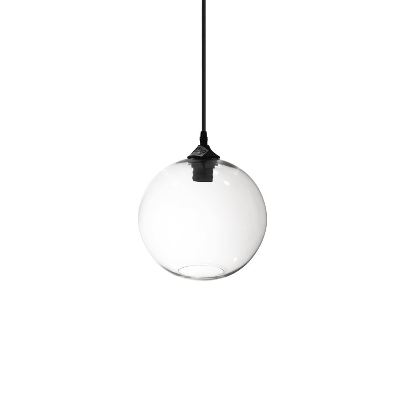 Einfache Pendelleuchte NEUZY aus Glas, E27, farbig