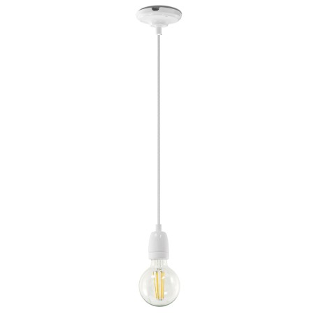 Einfache Pendelleuchte RAUST aus Keramik, E27