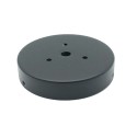 Portaglobos color negro 115mm x 18mm con tornillos
