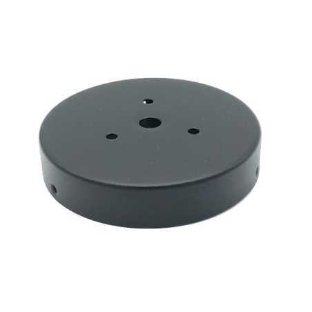 Portaglobos color negro 115mm x 18mm con tornillos