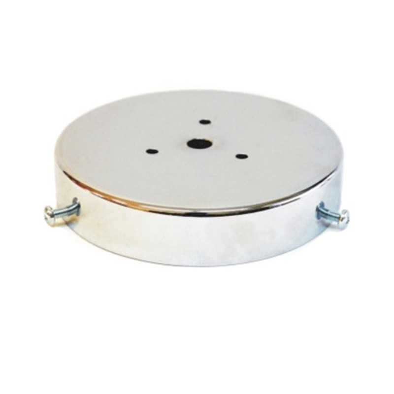 Portaglobos cromado 85mm x 18mm con tornillos