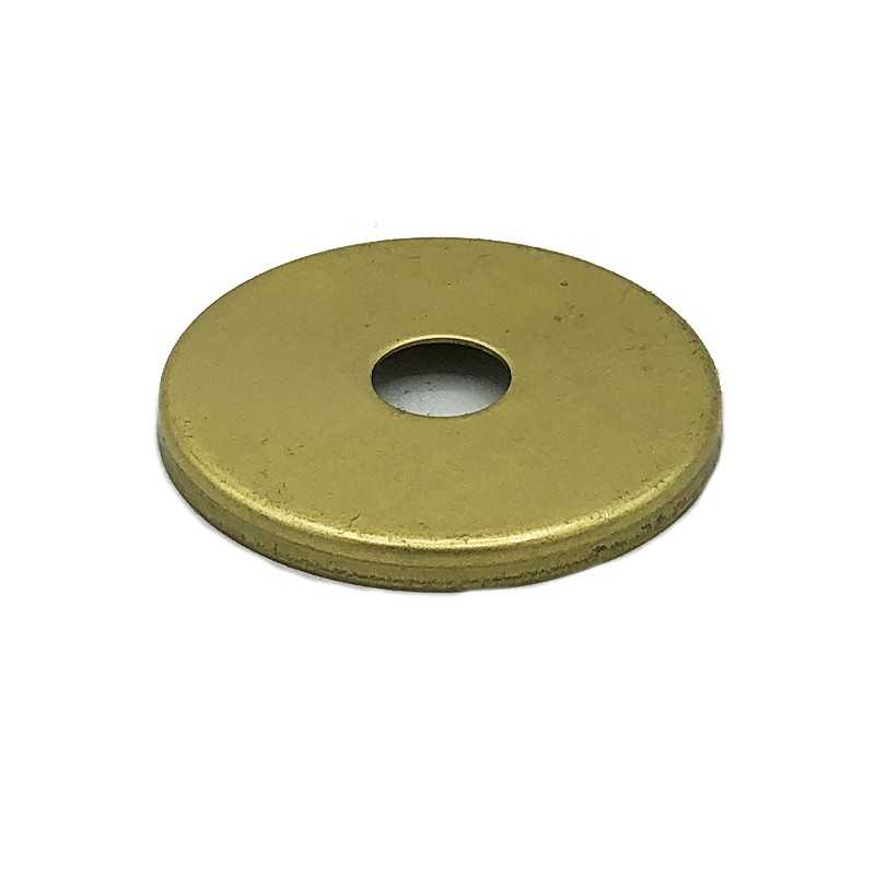 Tapa portaglobos de latón 40mm diámetro x 2mm