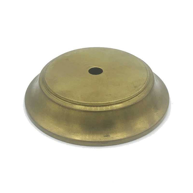 Tapa portaglobos de latón 104mm diámetro x 3mm