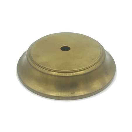 Tapa portaglobos de latón 104mm diámetro x 3mm