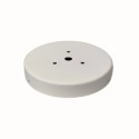 Portaglobos color blanco 115mm x 19mm con tornillos
