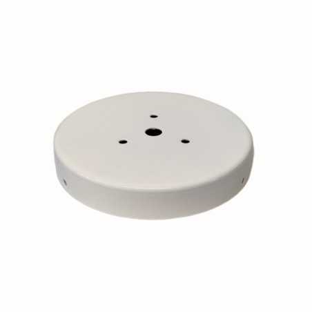 Portaglobos color blanco 115mm x 19mm con tornillos