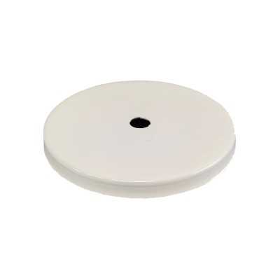 Tapa portaglobos color blanco 93mm diámetro x 6mm