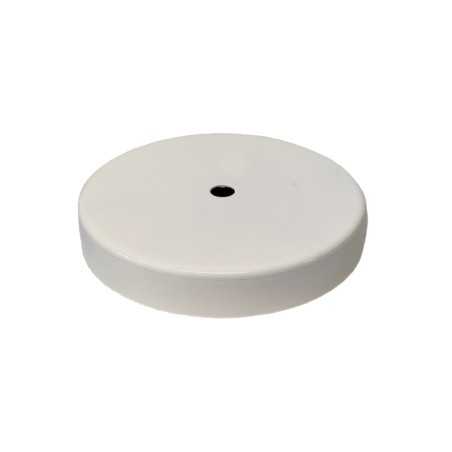 Tapa portaglobos color blanco 99mm diámetro x 17mm