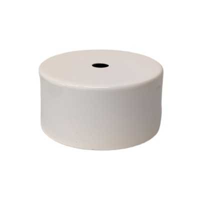 Tapa portaglobos color blanco 57mm diámetro x 37mm