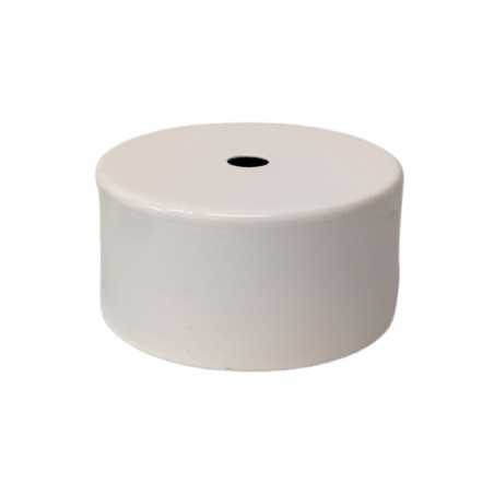 Tapa portaglobos color blanco 57mm diámetro x 37mm