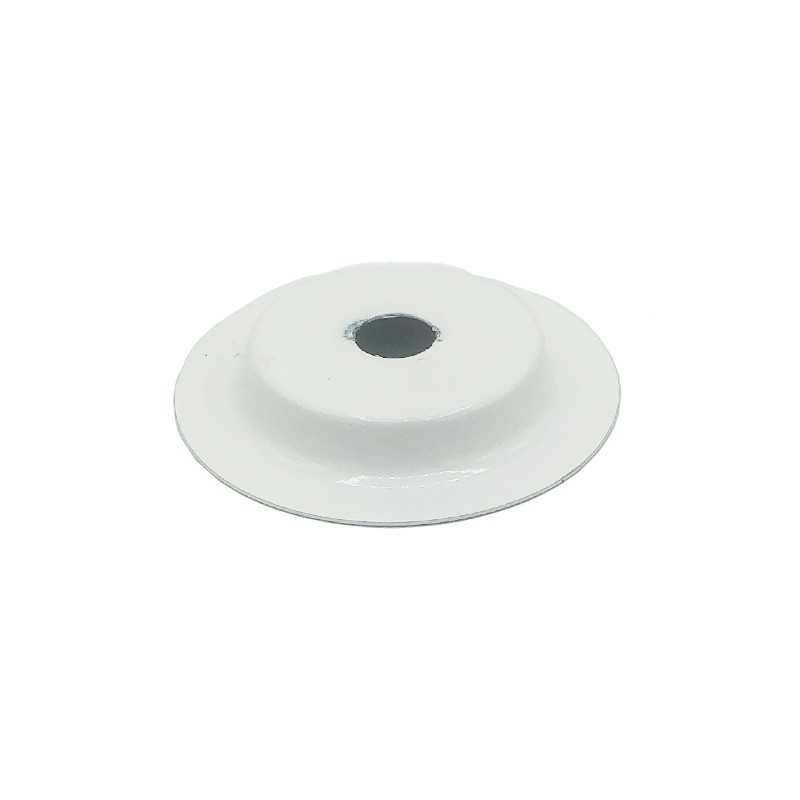 Contratapa de presión color blanco 40mm x 8mm
