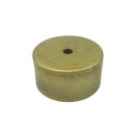 Tapa portaglobos de latón 78mm diámetro x 36mm