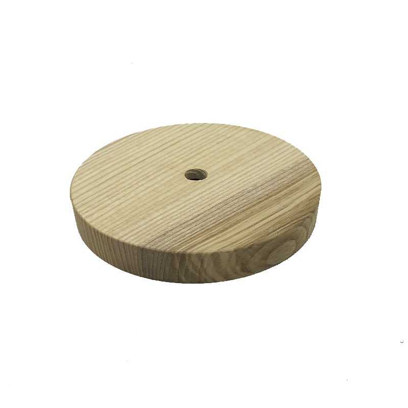 Tapa de madera para bolas de cristal y tulipas 100mm x 7mm