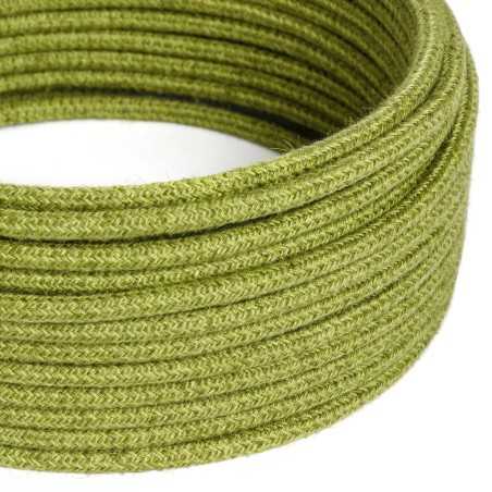 Cable decorativo textil a metros homologado yute verde