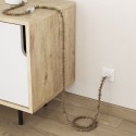 Cable decorativo textil trenzado a metros homologado pluma yute