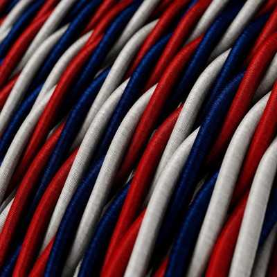 Dekoratives Textilkabel geflochten Seidenoptik USA
