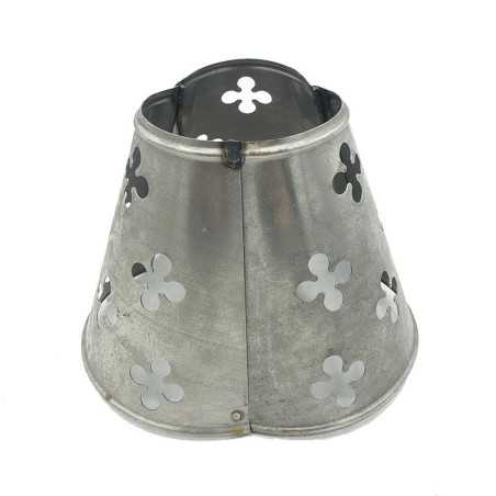 Lampenschirm aus rohem Eisen fuer E14 120mm x 160mm