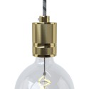 E27 Metall-Lampenfassung-Set mit mattiertem Effekt, verschiedene Farben