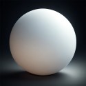 Weisser Polyethylen-Globus ohne Hals fuer Strassenlaternen und Lampen