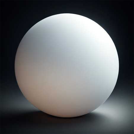 Weisser Polyethylen-Globus ohne Hals fuer Strassenlaternen und Lampen