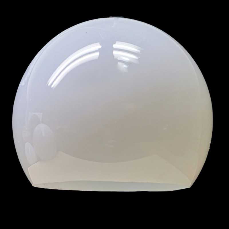 Globo policarbonato tres cuartos blanco brillo