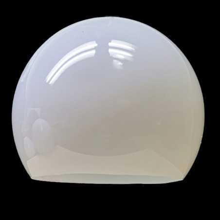 Globo policarbonato tres cuartos blanco brillo