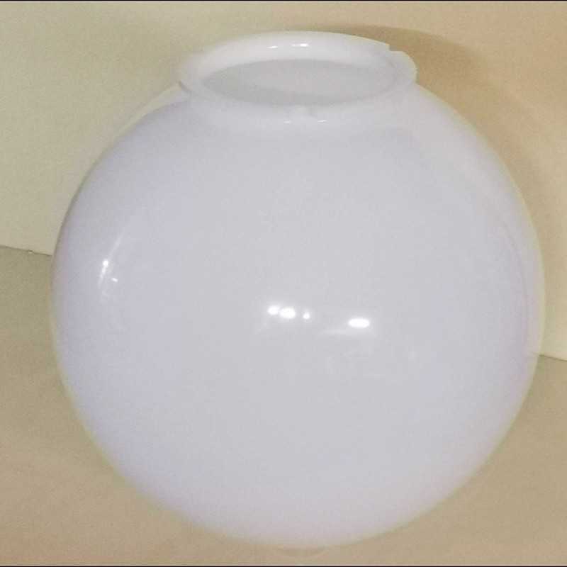 Globo PMMA polimetacrilato blanco con cuello varios diámetros