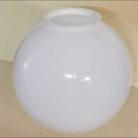 Globo PMMA polimetacrilato blanco con cuello varios diámetros