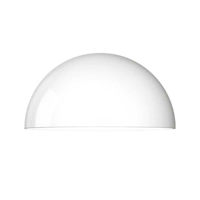 Weisse Metacrylat-Haube Halbkugel mit 10mm Loch