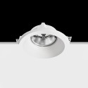 Foco escayola 160mm diámetro x 126mm alto para AR111